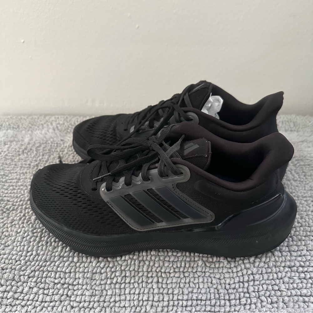 Adidas Black and Gray Athletic Sneakers